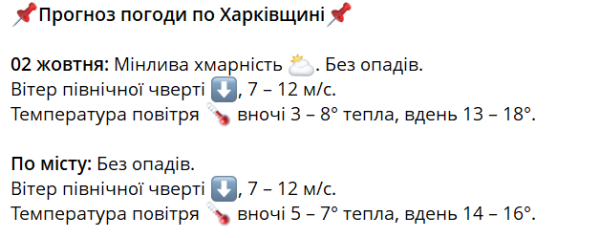 Прохолодний вітер та максимум +18 градусів: яким буде день на Харківщині 6