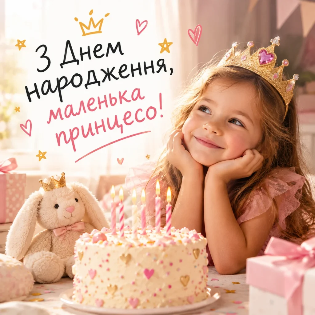 Святкуймо день народження принцеси: найкращі привітання для маленької леді